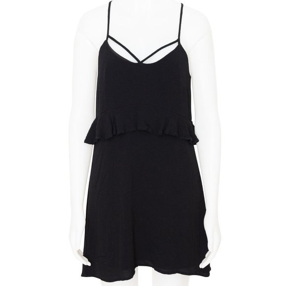 Isla Dresses & Skirts - Isla Black Strappy Mini Dress Size M